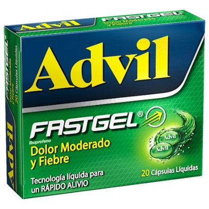 ADVIL FASTGEL Tabletas Caja x20Tab. PFIZER