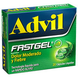 ADVIL FASTGEL Tabletas Caja x20Tab. PFIZER