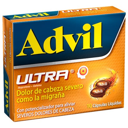 ADVIL ULTRA Tabletas Caja x10Tab. PFIZER