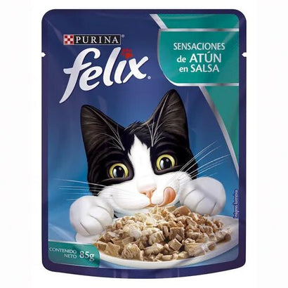 Alimento gatos felixsensaciones atun salsa