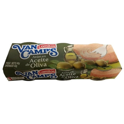 Atun Baby En Aceite De Oliva Porcion Individual X 3 Unids - VAN CAMPS