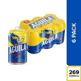 Cerveza águila lata sixpack x 269 ml c.u