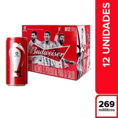 Cerveza budweiser lata 12 und x 3228 m