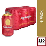 Cerveza club colombia roja sixpack lata x 6 und (330 ml c.u)
