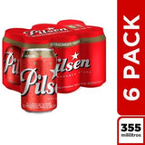 Cerveza pilsen sixpack x 6 unds (355 ml c.u)