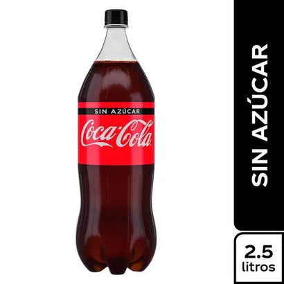 Coca cola sin azucar x 2500 ml