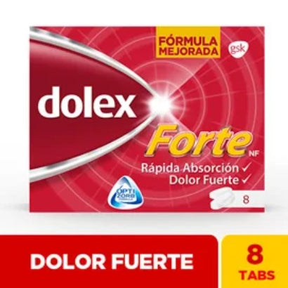 DOLEX FORTE NF 50065MG TABLETAS CAJA X8TAB. GSK