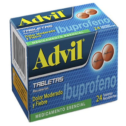 Ibuprofeno ADVIL Tabletas Caja x24Tab. PFIZER