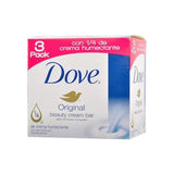 Jabón dove cuidado de la piel en barra pack x 3und