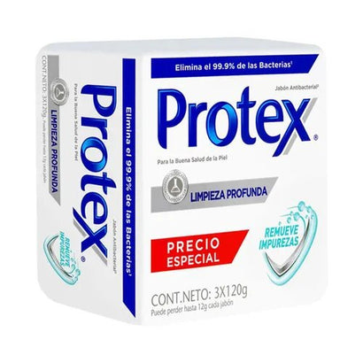 Jabón limpieza profunda Protex 3 x 120 gr
