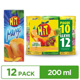 Jugo hit pague 10 lleve 12 surtido tetrapack x 200 ml
