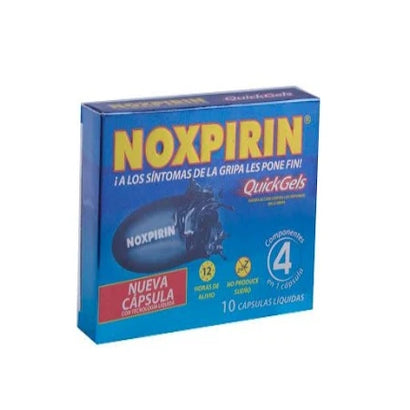 NOXPIRIN QUICKGELS CÁPSULA CAJA X10CÁP.SIEGFRIED