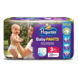 Pañales pequeñín baby pants etapa 3 paq x 28 unds