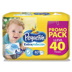 Pañales pequeñin extraprotección etapa 5 x 40 unidades