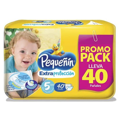 Pañales pequeñin extraprotección etapa 5 x 40 unidades