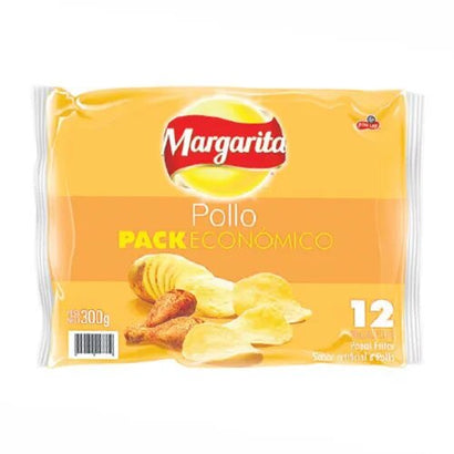 Papa clasica de pollo pqt x 12 unids