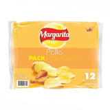 Papa clasica de pollo pqt x 12 unids