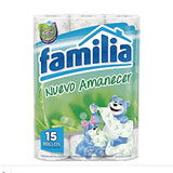 Papel higienico familia nuevo amanecer x 15 rollos