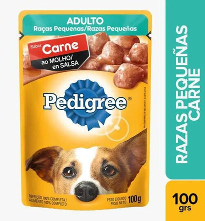 Pouche adulto sabor a carne x 100 gr