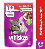 Pouche para gatos adultos sabor a carne x 85 gr