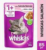 Pouche para gatos adultos sabor a salmón x 85 gr