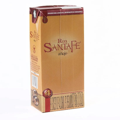 Ron Santafe añejo 4 años x1000 ml