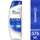 Shampoo head & shoulders 3en1 para hombres x 375ml